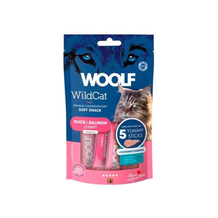 Woolf Wildcat Pasta Za Mačke Pačetina/Losos/Oligosaharidi 70g