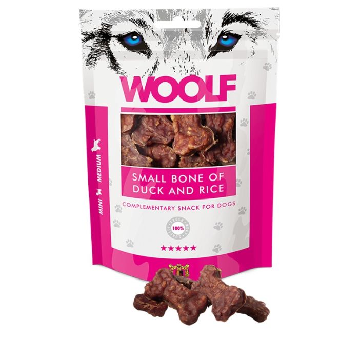 Woolf Male Koskice Pačetine Sa Pirinčem 100g