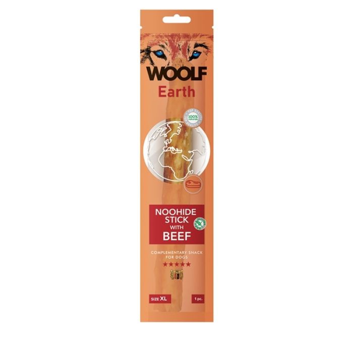 Woolf Earth Noohide XL Štapići Sa Govedinom 85g