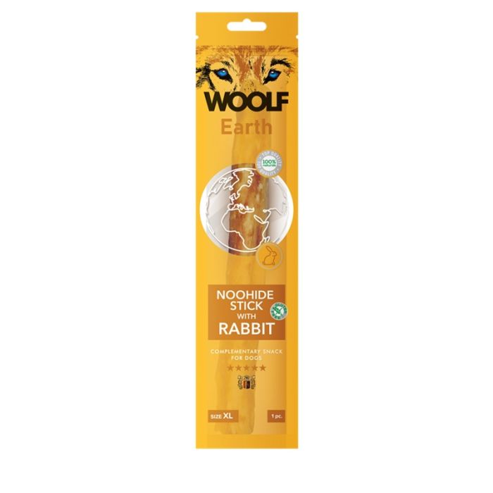 Woolf Earth Noohide XL Štapići Sa Zečetinom 85g