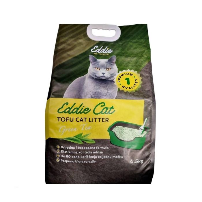 Eddie Cat Tofu Posip Zeleni Čaj 6,5kg