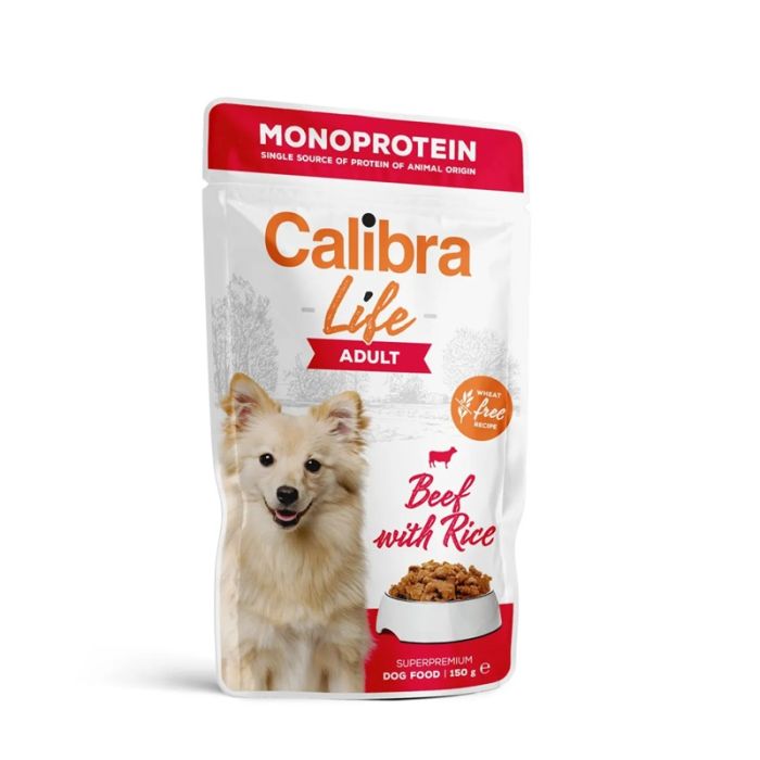 Calibra Dog Life Adult Govedina Kesica 150g