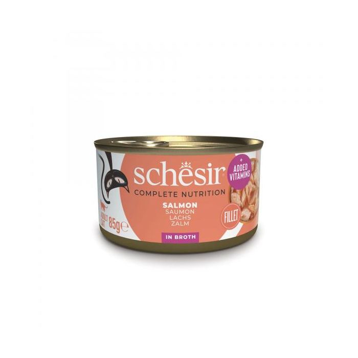Schesir Cat Natural Losos Brodet 85g