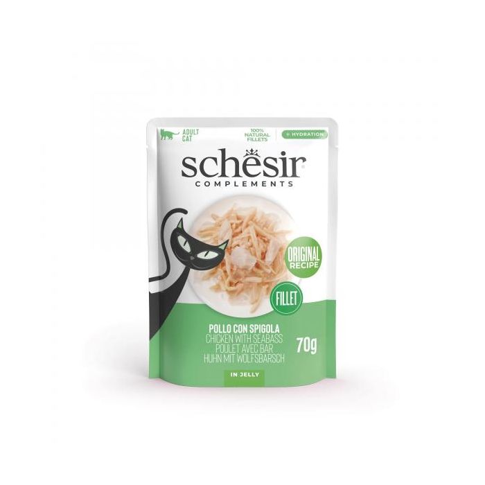 Schesir Cat Piletina i Brancin u Želeu 70g
