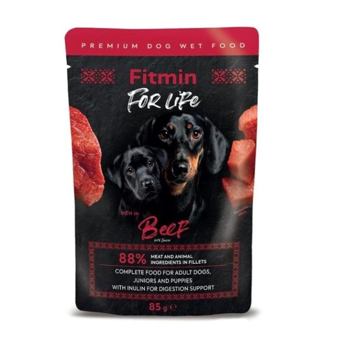 Fitmin Dog For Life Adult/Puppy Govedina Sa Inulinom Sos  85g