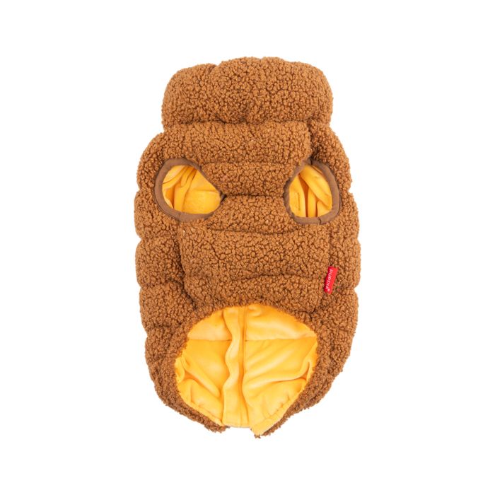 Puppia Cabin Flis Jakna sa Amom Braon L 36x52x33cm