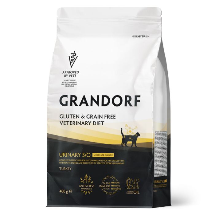 Grandorf Vet Cat Urinary S/O Ćuretina Low Fat 400g