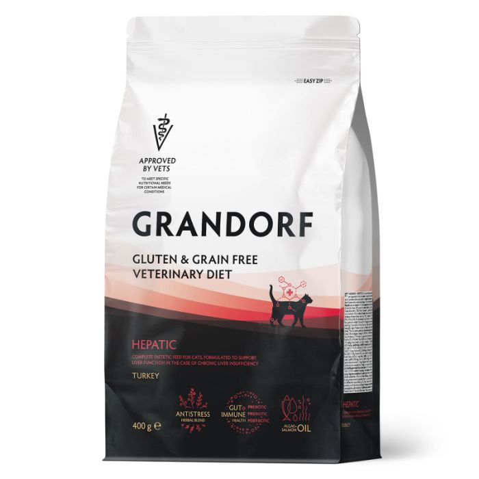 Grandorf Vet Cat Hepatic Ćuretina 400g