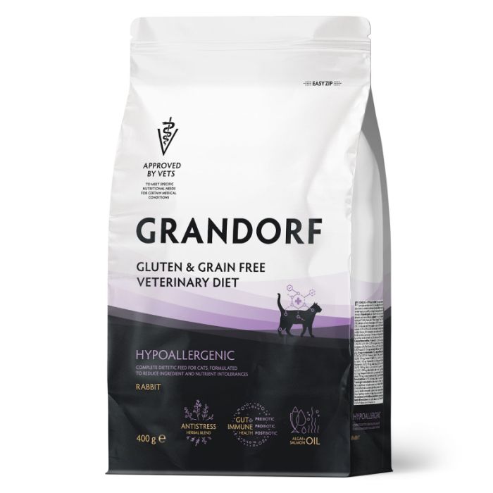 Grandorf Vet Cat Hypoallergenic Zečetina 400g