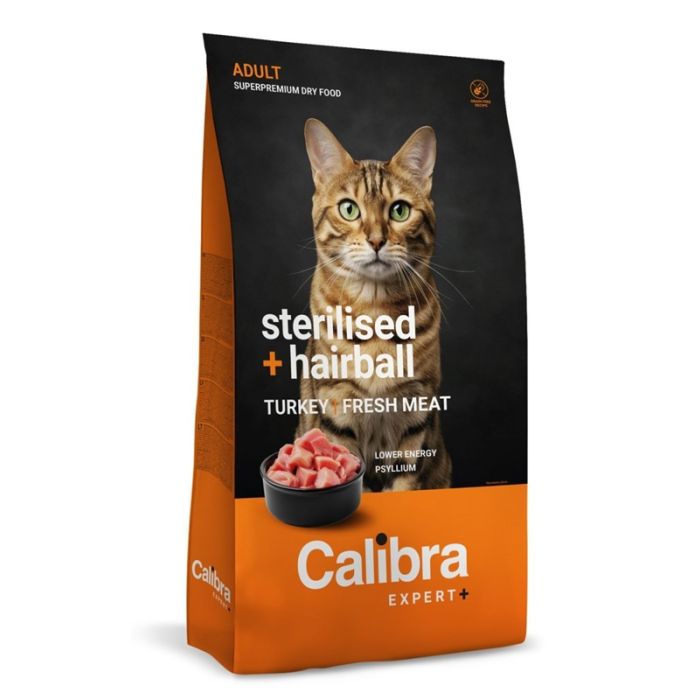Calibra Cat Expert+ Adult Sterilised & Hairball 1,5kg