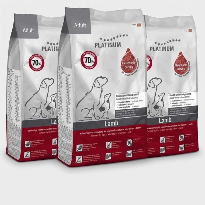 Platinum Dog Adult Jagnjetina Kutija 3x5kg