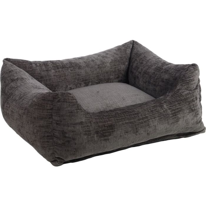 Flamingo Kantor Krevet Četvorougaoni Sivi 80x67x22cm