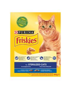 Friskies Cat Sterilisane Losos i Povrće 300g