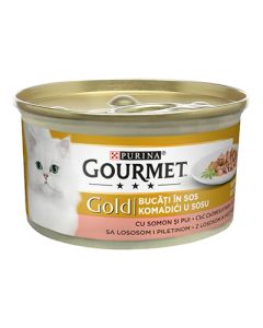 Gourmet Gold Chunks In Gravy Piletina i Losos 85g