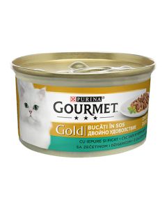 Gourmet Gold Duo Zečetina i Džigerica 85g
