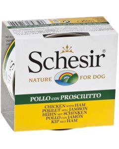 Schesir Dog Piletina i Šunka 150g