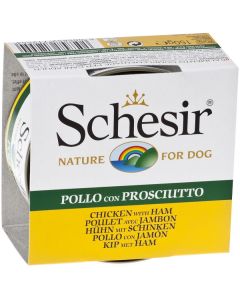 Schesir Dog Piletina i Šunka 150g