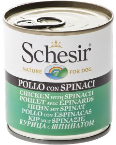 Schesir Dog Piletina i Spanać 285g