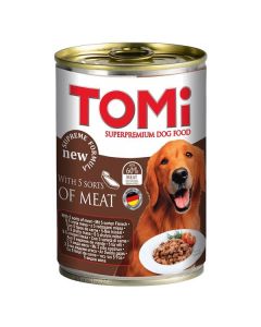 Tomi Pas Konzerva Pet Vrsta Mesa 400g