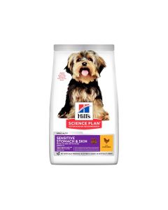 Hill's Sensitive Stomach & Skin Adult Small & Mini Piletina 1,5kg