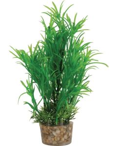 353755 Zolux Plastična Biljka Postolju Od Šljunka M1