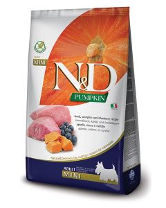 N&D Pumpkin Mini Lamb & Blueberry 7kg