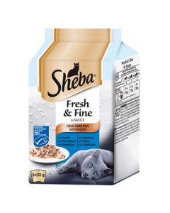 Sheba Fresh & Fine Izbor Ribe 6x50g