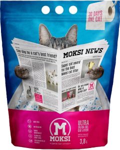 Moksi Silikonski Pesak Za Mačke 3,8L