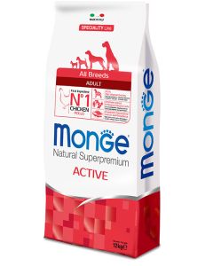 Monge All Breeds Adult Active Piletina 12kg