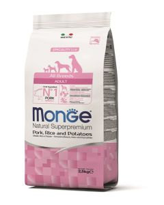 Monge All Breeds Adult Svinjetina, Pirinač i Krompir 2,5kg