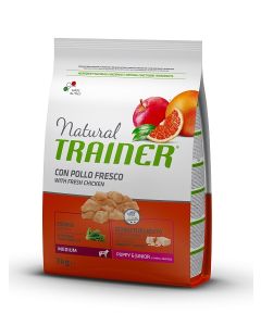 Trainer Natural Dog Medium Puppy & Junior Piletina 3kg