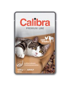 Calibra Cat Premium Adult Kesica Jagnjetina i Živina 100g