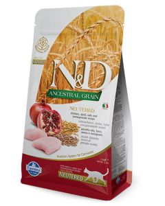 N&D Low Grain Cat Neutered Chicken & Pomegranate 1,5kg