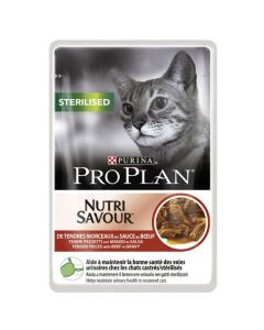 Pro Plan Nutri Savour Sterilised Govedina 85g