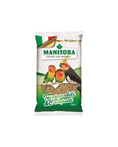 Manitoba Hrana za Srednje Papagaje Inseparabili & Calopsiti 1kg