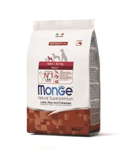 Monge Mini Adult Jagnjetina, Pirinač i Krompir 800g