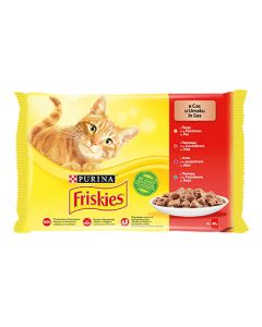 Friskies Cat Piletina, Govedina, Jagnjetina i Pačetina 4x85g