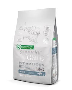 Nature's Protection White Dogs GF Adult Small and Mini Bela Riba 1,5kg