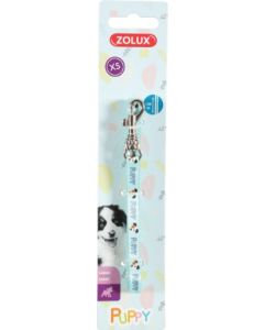 466736BLE Zolux Puppy Mascotte Povodac 8mm/1,2m Plavi