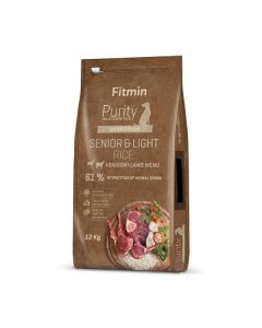 Fitmin Dog Purity Senior & Light Divljač i Jagnjetina sa Pirinčem 12kg