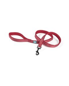 Leopet Mesh Povodac Najlon M Crveni 120x2,5cm