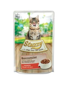 Stuzzy Cat Preliv Komadići Govedine 85g