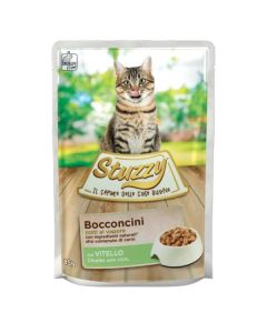 Stuzzy Cat Preliv Komadići Teletine 85g