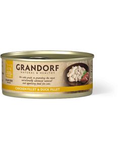 Grandorf Cat Grain Free Konzerva Pileće Grudi & File Pačetine 70g