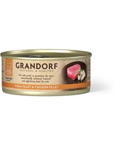 Grandorf Cat Grain Free Konzerva Fileti Tune & Pileće Grudi 70g