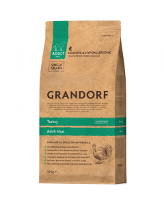 Grandorf Dog Adult Large Breeds Ćuretina & Smeđi Pirinač 10kg