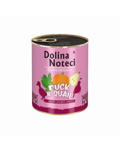 Dolina Noteci Superfood Dog Adult Pačetina i Prepelica 800g