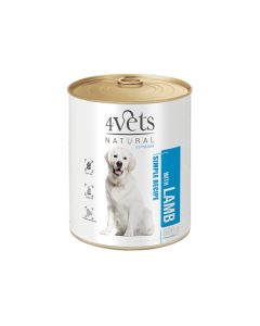 4Vets Natural Complete Dog Jagnjetina 800g