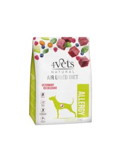 4Vets Natural Dog Sušena Veterinarska Dijeta Allergy 1kg