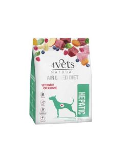 4Vets Natural Dog Sušena Veterinarska Dijeta Hepatic 1kg